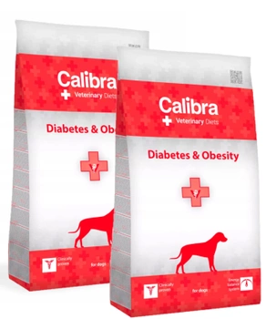 Calibra Veterinary Diets Dog Diabetes Obesity 2x12kg