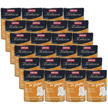 ANIMONDA Vom Feinsten Raffinesse kuracie a morčacie mäso v želé 24x85g