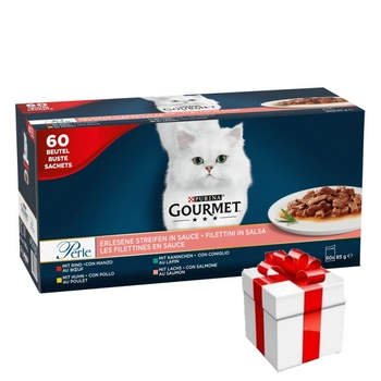 Purina Gourmet Perle krmivo pre mačky 60x85g + PREKVAPENIE PRE MAČKU