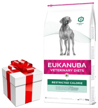 EUKANUBA Restricted Calorie 12kg + Prekvapenie pre psa zadarmo!