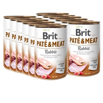 BRIT PATE & MEAT RABBIT 12x400g