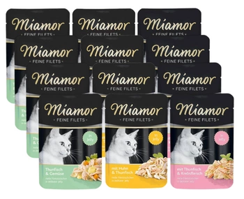 Miamor Feine Filets mokré krmivo pre mačky - Mixed Flavours 24x100g