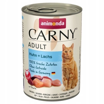 ANIMONDA Cat Carny Adult príchuť: kuracie mäso a losos 400g
