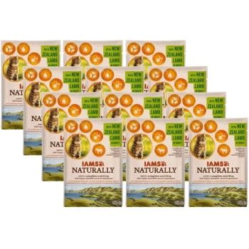 IAMS Prirodzene s novozélandským jahňacím v omáčke 12x85g