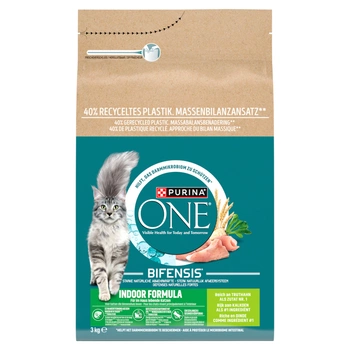 Purina One Indoor Cat Adult Cat Granule s moriakom 3 kg