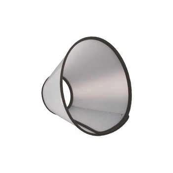 TRIXIE Plastový ochranný obojok so suchým zipsom, L-XL: 50-58cm/28cm