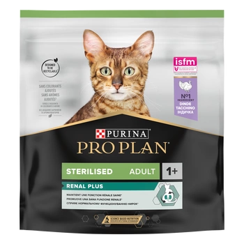 PRO PLAN Sterilizované Renal krmivo pre mačky bohaté na morky 400 g