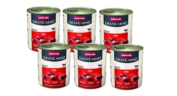 ANIMONDA GranCarno Adult Dog príchuť: hovädzie mäso 6x800g
