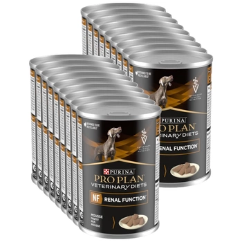 PRO PLAN Veterinary Diets NF Renal Function Mokré krmivo pre psov Mousse 18x400g