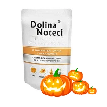 Dolina Noteci PREMIUM pre malé plemená psov s bažantom, tekvicou a makarónmi 100g