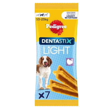 Pedigree Dentastix Light Dental Chews Maškrty pre psov stredných plemien 7 ks - 98 g