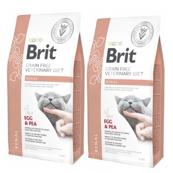 Brit gf veterinary diets cat Renal 2x5kg