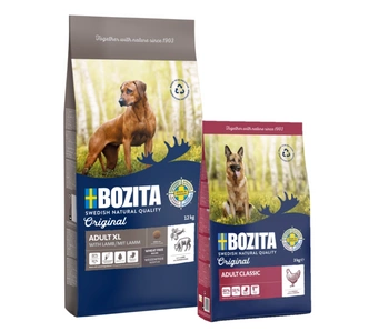 BOZITA Original Adult XL 12kg + BOZITA Original Adult Classic 3kg GRATIS