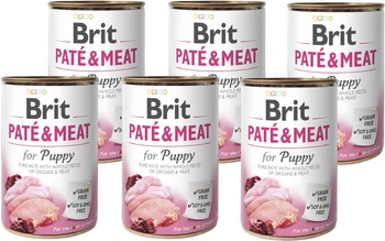 BRIT PATE & MEAT PUPPY 6x400g