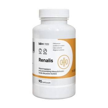 LAB-V Renalis - Podpora pri chronickom zlyhaní obličiek pre psy a mačky 90 kapsúl