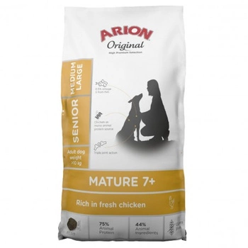 ARION Original Mature 7+ Senior Medium & Large Chicken suché krmivo pre psov 12 kg