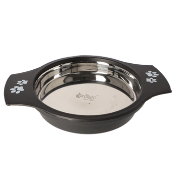 Kovová miska DINGO s protišmykovou rukoväťou - 230 ml