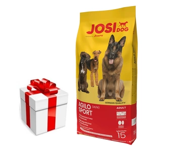 JOSERA JosiDog Agilo Sport 15kg + prekvapenie pre vášho psa ZDARMA