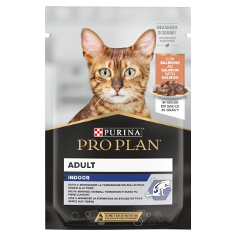 Purina Pro Plan Indoor Adult s lososom pre mačky 85g