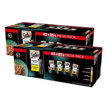 Sheba Delicacy Poultry Jelly flavours - vlhké krmivo pre mačky 80x85g