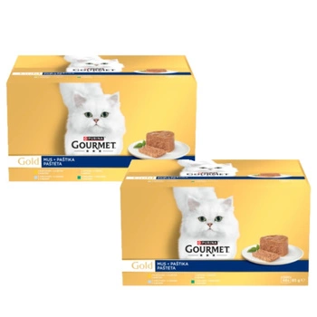 Purina Gourmet Gold krmivo pre mačky Mousse  96 x 85 g