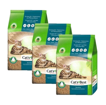 JRS Cats Best Sensitive 3x(20l / 7,2kg)