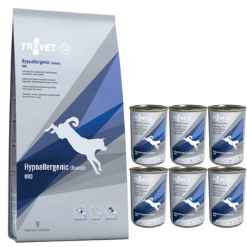 TROVET RRD Hypoallergenic - Rabbit 12,5kg + RRD Hypoallergenic - Rabbit 6x400g