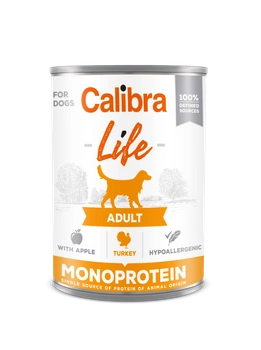 CALIBRA Dog Life Adult Turkey with apples 400g