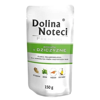 Dolina Noteci PREMIUM s vysokým obsahom zveriny 150g x10