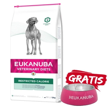 EUKANUBA Restricted Calorie 12kg + miska ZADARMO!