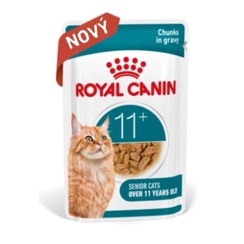 ROYAL CANIN mokré krmivo pre mačky, Senior Ageing 11+, omáčky 12x85 g