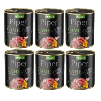 DOLINA NOTECI Piper pre psy so zverinou a tekvicou 6x800g