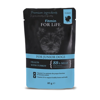 Fitmin Dog For Life Junior Turkey in Gravy 85g