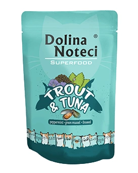 DOLINA NOTECI Superfood pstruh a tuňák 10x85g sáček