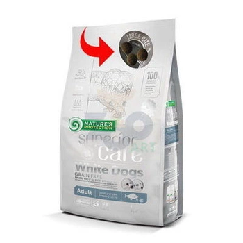 NATURES PROTECTION Superior Care Grain Free White Fish Adult Large Breeds 10kg