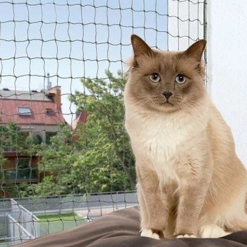 Trixie Ochranná sieť pre mačky 3x2 m zelená