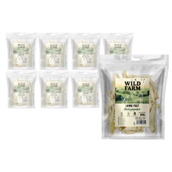WILD FARM jahňacie kopytá 8x300g psie maškrty