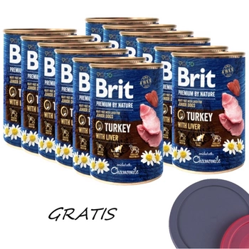 Brit Premium by Nature Turkey with Liver 12x400g