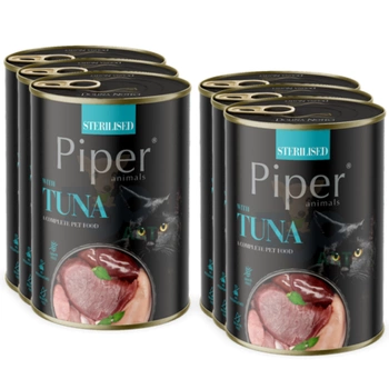 DOLINA NOTECI Piper pre sterilizované mačky s tuniakom 6x400g