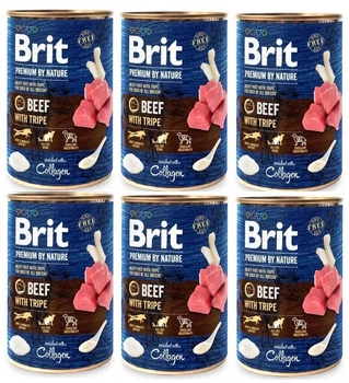 Brit Premium By Nature Beef With Tripe 6x400g