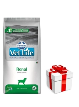 FARMINA Vet Life Dog Renal 12kg + prekvapenie pre vášho psa GRATIS