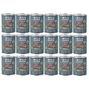 WILD FARM Superfood Diviak (Jelenina so sladkými zemiakmi, bobuľami a bylinkami) 18x800g krmivo pre psov bez obilnín