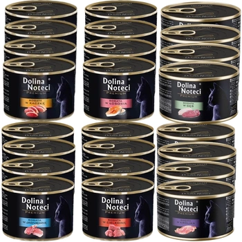 Dolina Noteci Premium pre mačky ZMES PRÍCHUTÍ 24x185g