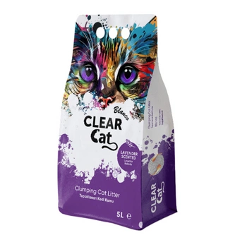 Clear Cat Blanco Levanduľová bentonitová drť 5l