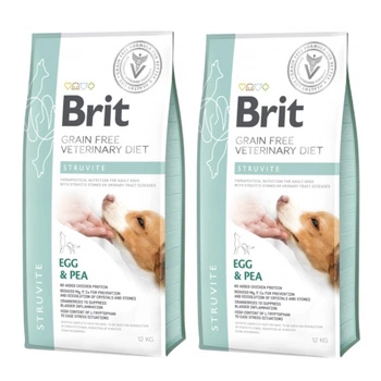 Brit GF veterinary diets dog Struvite 2x12 kg