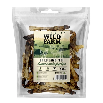 WILD FARM Sušené jahňacie kopytá 300g psia maškrta