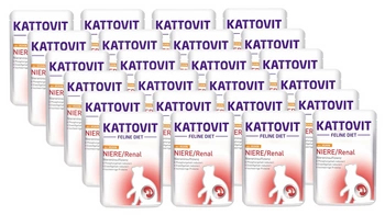 Kattovit Niere/Renal chicken 24x85g vrecúško