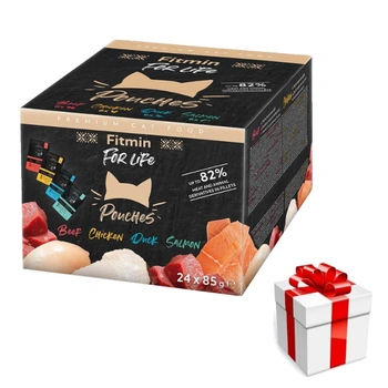 Fitmin Cat Pouch multipack 24x85g + PREKVAPENIE PRE MAČKU