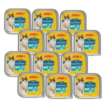 JOSERA JosiCat paštéta s lososom 12x100g