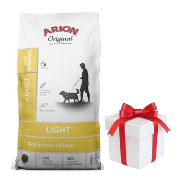 ARION Original Light Adult All Breeds 12kg + prekvapenie pre psa ZDARMA!